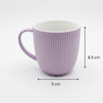 ⁦مج بورسلين ايكيا 300 مل – كوب سيراميك أنيق للمشروبات الساخنة والباردة⁩ - الصورة ⁦3⁩