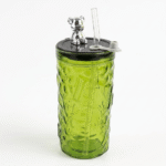 ⁦مج دبدوب بشاليموه 350 مل أكريليك ملون بغطاء أسود – كوب عصري للشرب البارد والهدايا⁩ - الصورة ⁦2⁩