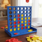 لعبة Line Up 4 الأصلية 1 قطعة – لعبة توصيل 4 للأطفال والكبار - الصورة 3