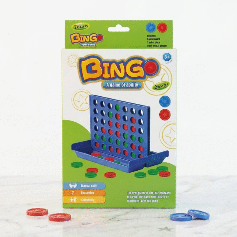 لعبة بينجو للأطفال 2 لاعب – لعبة ذكاء وتحدي ممتعة لتنمية التركيز والمهارات