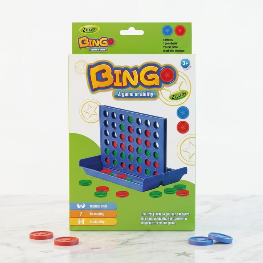 3 لعبة بينجو للأطفال 2 لاعب – لعبة ذكاء وتحدي ممتعة لتنمية التركيز والمهارات