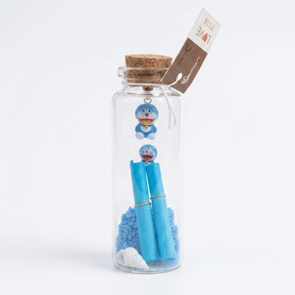 3 زجاجة 8.5 سم رسائل السعاده – هدية مميزة برسائل صغيرة وتصميم لطيف