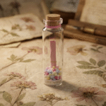 رسائل السعادة – زجاجة رسائل حب وذكريات 7.5 سم هدية رومانسية مميزة - الصورة 5