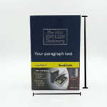 ⁦خزنة كتاب سرية بقفل معدني لتخزين الأموال والمجوهرات – مقاس 18 × 11.5 سم⁩ - الصورة ⁦4⁩