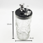 ⁦مج دبدوب بشاليموه 350 مل أكريليك ملون بغطاء أسود – كوب عصري للشرب البارد والهدايا⁩ - الصورة ⁦3⁩