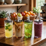 ⁦مج دبدوب بشاليموه 350 مل أكريليك ملون بغطاء أسود – كوب عصري للشرب البارد والهدايا⁩ - الصورة ⁦4⁩