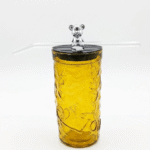 ⁦مج دبدوب بشاليموه 350 مل أكريليك ملون بغطاء أسود – كوب عصري للشرب البارد والهدايا⁩ - الصورة ⁦5⁩