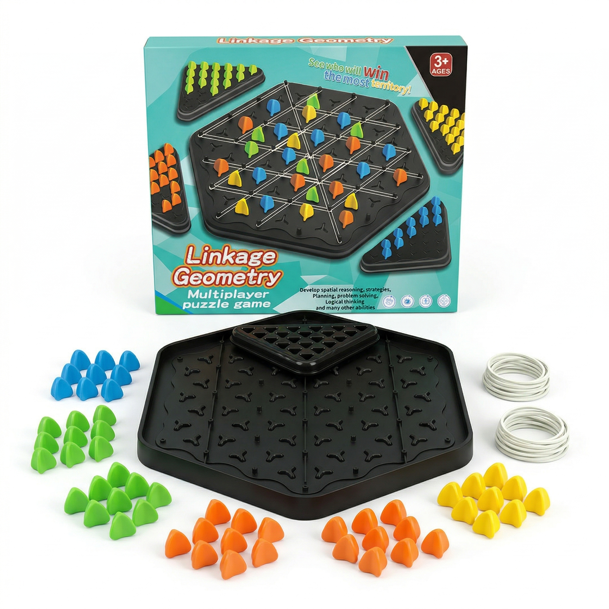 Gemini_Generated_Image_667icn667icn667i لعبة ذكاء هندسية 4 ألوان لتنمية التفكير والتركيز للأطفال