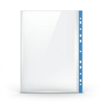 حافظة أوراق شفافة A4 مقاس 30 × 22 سم – ملف جيوب مثقّب للمستندات