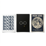 ⁦طقم بوسترات ديكور حائط 3 قطع 15×20 سم – تصميمات بناتي وشبابي وفني⁩ - الصورة ⁦3⁩