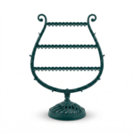 ستاند منظم إكسسوارات بلاستيك أخضر 28×20 سم للتسريحة وغرفة النوم