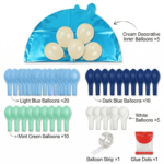 ⁦طقم بالونات 55 قطعة لتزيين الحفلات – Balloon Arch Kit -  تصميم قوس بالونات احترافي سهل التركيب⁩ - الصورة ⁦4⁩