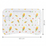 ⁦ترابيزة لابتوب قابلة للطي 60×39 سم متعددة الاستخدام بتصميمات مميزة – مكتب سرير للمذاكرة والعمل⁩ - الصورة ⁦4⁩