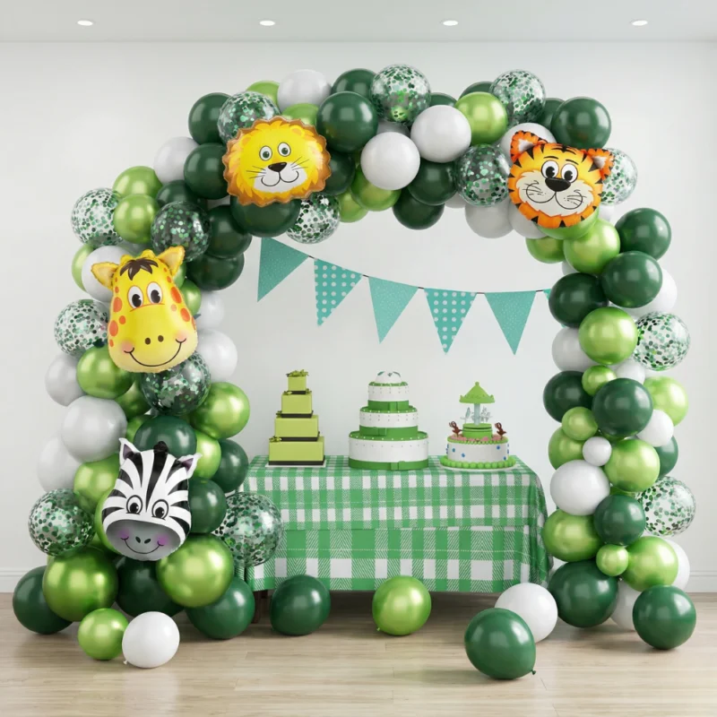 طقم بالونات 55 قطعة – Balloon Arch Kit لتزيين حفلات أعياد الميلاد والبيبي شاور