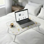 ترابيزة لابتوب قابلة للطي 60×39 سم بتصميم آيس كريم – ترابيزة سرير للمذاكرة والعمل - الصورة 4
