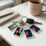 كارت هدية 2 ميدالية مفاتيح أكريليك – هدية مميزة للأصدقاء والأحباب - الصورة 7