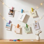 ⁦مشابك خشب صغيرة 25 قطعة متعددة الاستخدامات للأعمال اليدوية والديكور⁩ - الصورة ⁦6⁩