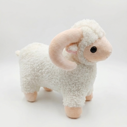 خروف عيد الأضحى المحشي فرو ناعم للأطفال – دمية Plush فاخرة للهدايا والديكور