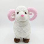 ⁦خروف محشي فرو ناعم للأطفال والديكور – دمية خروف Plush بتصميم أنيق لهدايا عيد الأضحى⁩ - الصورة ⁦2⁩