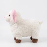 ⁦خروف محشي فرو ناعم للأطفال والديكور – دمية خروف Plush بتصميم أنيق لهدايا عيد الأضحى⁩ - الصورة ⁦3⁩