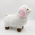 ⁦خروف محشي فرو ناعم للأطفال والديكور – دمية خروف Plush بتصميم أنيق لهدايا عيد الأضحى⁩ - الصورة ⁦6⁩