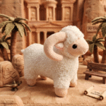 ⁦خروف عيد الأضحى المحشي فرو ناعم للأطفال – دمية Plush فاخرة للهدايا والديكور⁩ - الصورة ⁦5⁩