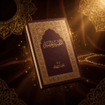 ⁦مصحف التفسير الميسر بغلاف بني فاخر مزخرف – مقاس 17×24.5 سم – تفسير واضح ومبسط لمعاني القرآن الكريم⁩ - الصورة ⁦3⁩