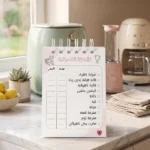 ⁦بلانر جهازي للعروسة 45 صفحة – دفتر تنظيم تفاصيل جهاز العروسة والمشتريات والتجهيزات⁩ - الصورة ⁦2⁩