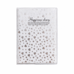 نوت هارد كفر Happiness Diary مقاس 12×9 سم – مفكرة جيب أنيقة بتصميم قلوب للكتابة اليومية وتدوين الملاحظات
