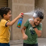 ⁦سبراي ثلج أفراح 330 مل – بخاخ فوم للحفلات والأفراح وأعياد الميلاد بطول 20 سم وآمن للاستخدام⁩ - الصورة ⁦3⁩