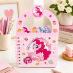 نوت أطفال سلك My Little Pony مع فواصل مرجعية ملونة – دفتر ملاحظات للبنات بتصميم بوني كيوت - الصورة 4