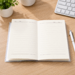 نوت هارد كفر Happiness Diary مقاس 12×9 سم – مفكرة جيب أنيقة بتصميم قلوب للكتابة اليومية وتدوين الملاحظات - الصورة 4