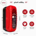 ⁦فرشاة تنظيف زجاج السيارات بخزان سائل 120 مل – إزالة طبقة الزيوت والضباب بسهولة⁩ - الصورة ⁦2⁩