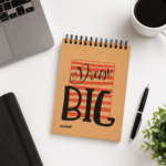 ⁦نوت سلك Dream Big مقاس 16×12 سم – دفتر ملاحظات مسطر 70 ورقة للتدوين والدراسة والعمل⁩ - الصورة ⁦4⁩