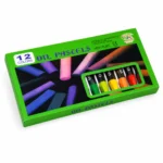 ألوان باستيل زيتي 12 لون للأطفال والفنانين – Oil Pastels ناعمة للرسم والتلوين المدرسي والفني
