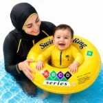 عوامة سباحة للأطفال – 80 سم – لون أصفر - الصورة 4