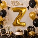بالونات الحروف الإنجليزية الفاخرة – بالون حرف Z فاكيوم ذهبي – مقاس 32 بوصة (88×72 سم) – زينة فخمة لأعياد الميلاد والحفلات والمناسبات - الصورة 3