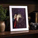 برواز ديكور أبيض 21×15 سم بتصاميم متنوعة – إطار صور وديكور أنيق مناسب للهدايا والمكاتب - الصورة 5