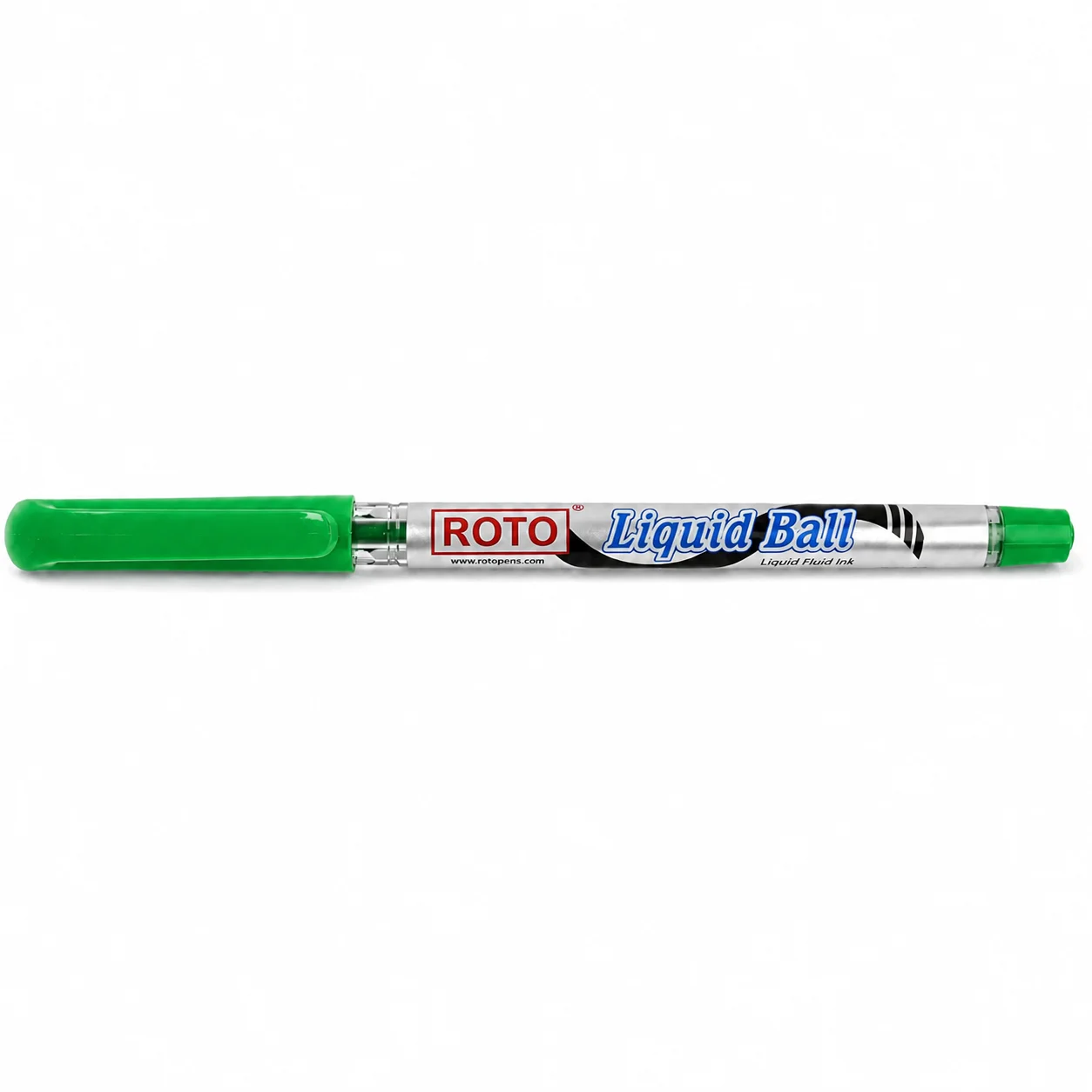21912-1 قلم حبر روتو أخضر ROTO Liquid Ball بطول 14 سم – قلم كتابة عملي للمدرسة والجامعة والمكتب