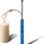 ⁦ولاعة كهربائية للمطبخ قابلة للشحن USB برقبة مرنة – طول 25 سم وعرض 1.5 سم / اللون أزرق⁩ - الصورة ⁦4⁩
