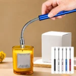 ولاعة كهربائية للمطبخ قابلة للشحن USB برقبة مرنة – طول 25 سم وعرض 1.5 سم / اللون أزرق