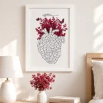 ⁦برواز أبيض مقاس 20×30 سم بتصاميم إسلامية متنوعة – ديكور حائط أنيق للمنزل والمكتب⁩ - الصورة ⁦7⁩