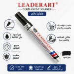 قلم ماركر دائم يونيك سن 2 مم بطول 15 سم – حبر ثابت سريع الجفاف للأسطح المتعددة / أسود - الصورة 2