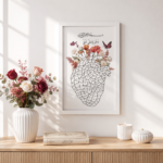 ⁦برواز أبيض مقاس 20×30 سم بتصاميم إسلامية متنوعة – ديكور حائط أنيق للمنزل والمكتب⁩ - الصورة ⁦8⁩