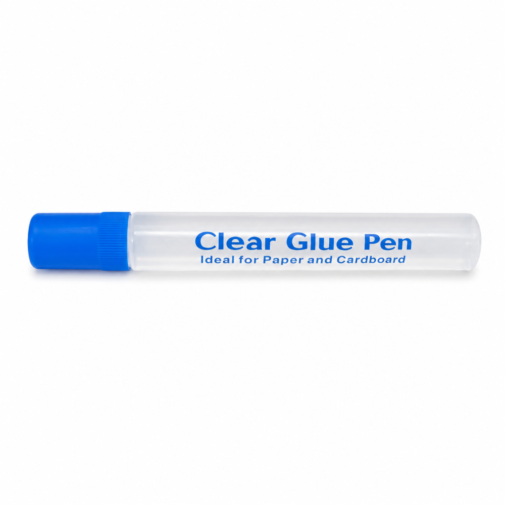 Untitled design (20) قلم غراء شفاف Clear Glue Pen سعة 500 مل للورق والكرتون – توزيع دقيق وسهل للمدرسة والأعمال اليدوية