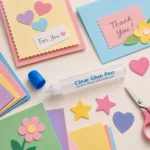قلم غراء شفاف Clear Glue Pen سعة 500 مل للورق والكرتون – توزيع دقيق وسهل للمدرسة والأعمال اليدوية - الصورة 4
