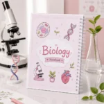 ⁦نوت بوك أحياء Biology A4 سلك 100 ورقة بغلاف جلوسي شفاف وتصميم تعليمي مميز⁩ - الصورة ⁦2⁩