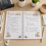 ⁦نوت بوك اللغة الإنجليزية English A4 سلك 100 ورقة مسطرة بغلاف جلوسي شفاف⁩ - الصورة ⁦3⁩
