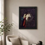 ⁦برواز صور أسود مقاس 30×40 سم – إطار أنيق قابل للتخصيص للصور والشهادات والديكور المنزلي⁩ - الصورة ⁦2⁩