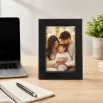 برواز صور أسود مقاس 10×15 سم – إطار صور مكتبي أنيق للمنزل والمكتب والهدايا - الصورة 3